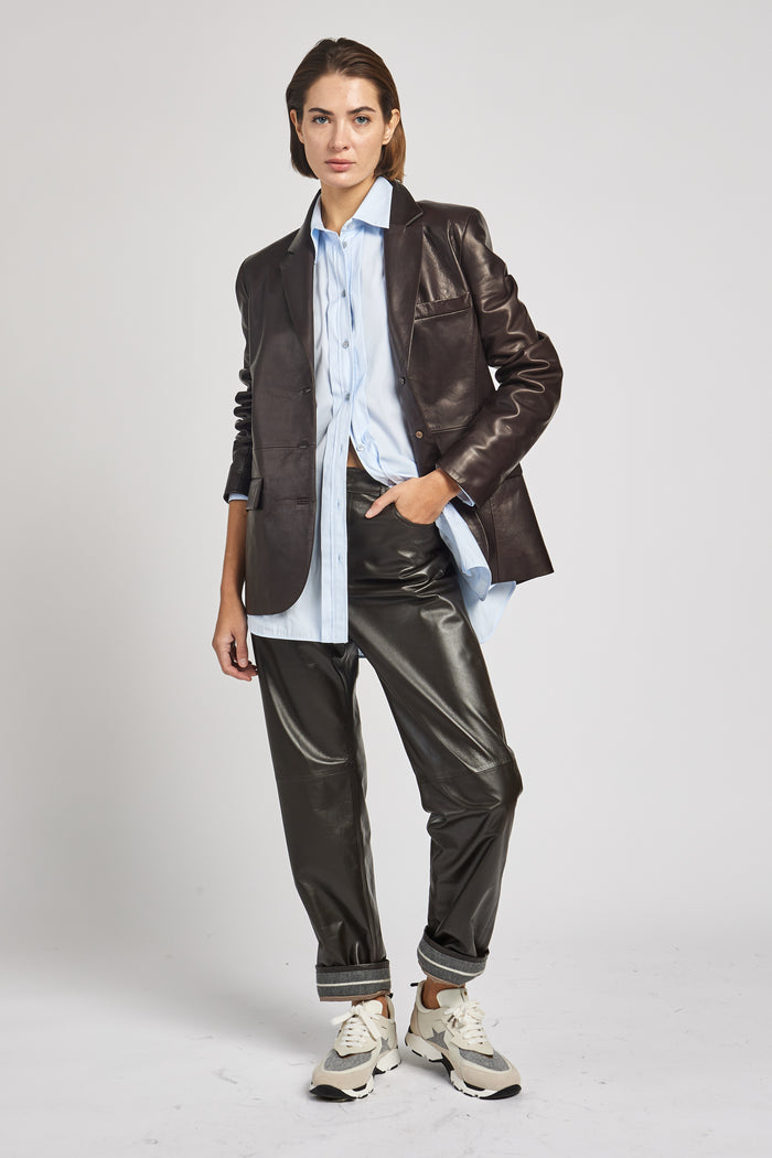 STRETCH NAPPA PANTS