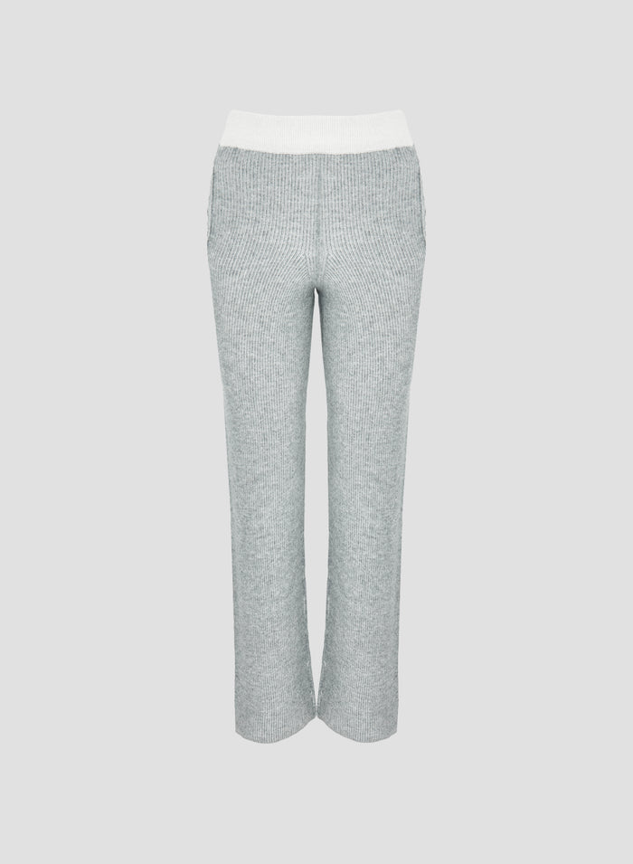 PANTALONI IN LANA, SETA E CASHMERE