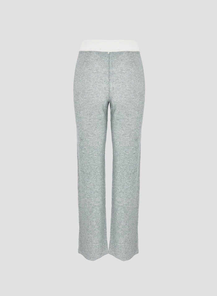 PANTALONI IN LANA, SETA E CASHMERE