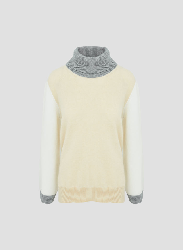 CASHMERE TURTLENECK SWEATER