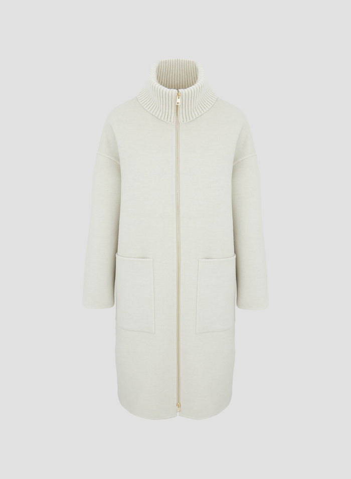 CAPPOTTO DOUBLE IN LANA E ANGORA