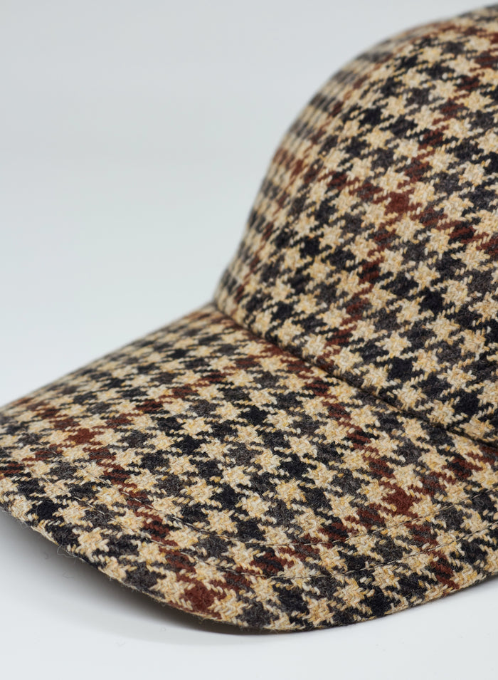 CAPPELLINO DA BASEBALL IN LANA E CASHMERE
