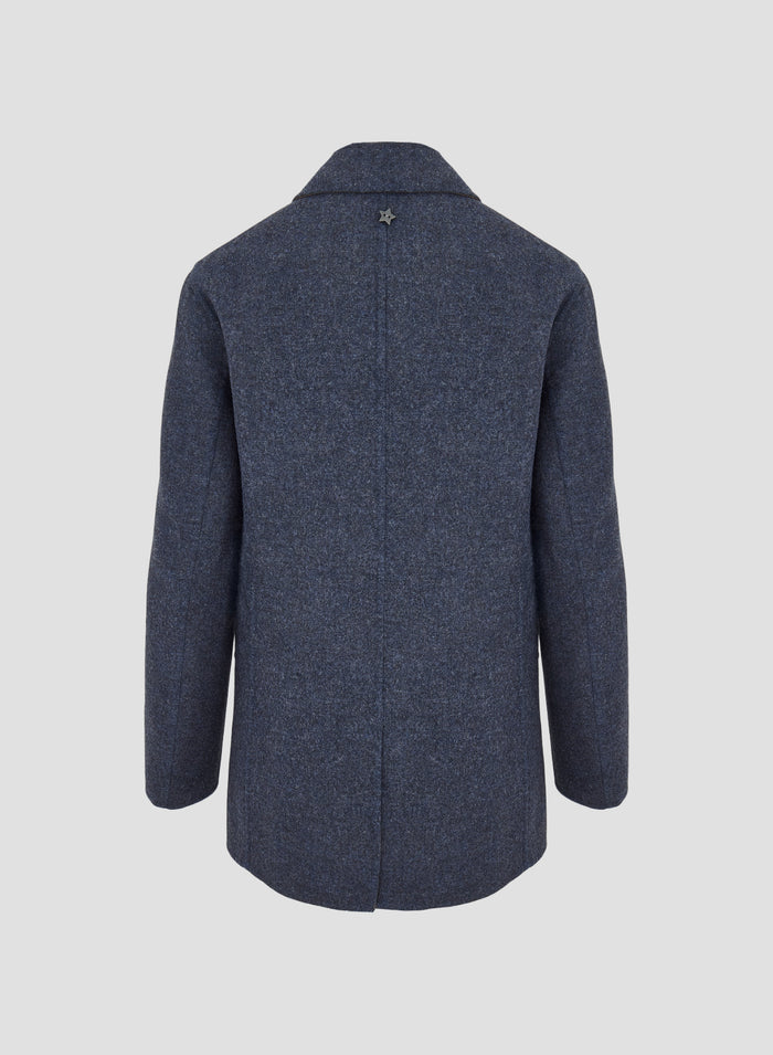 GIACCA DOPPIOPETTO IN DOUBLE LEGGERO DI LANA E CASHMERE