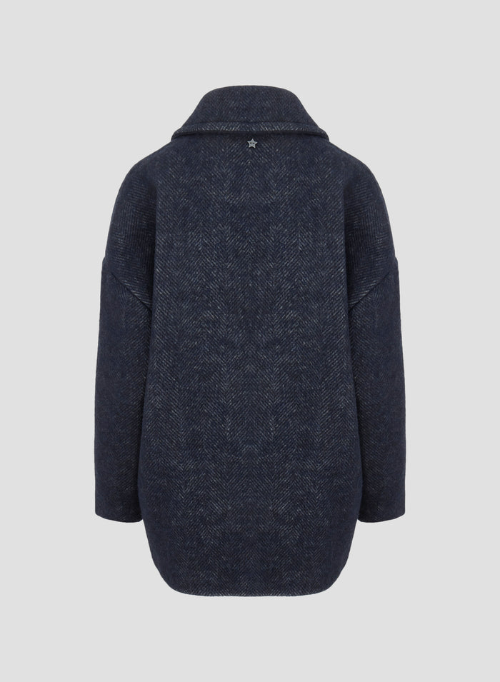 CAPPOTTO IN RESCA DI LANA E ALPACA