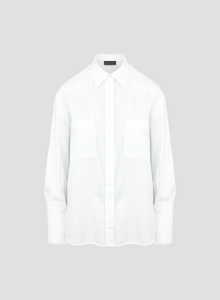 STRETCH POPLIN COTTON SHIRT
