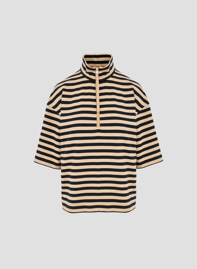 COTTON JERSEY STRIPED T-SHIRT