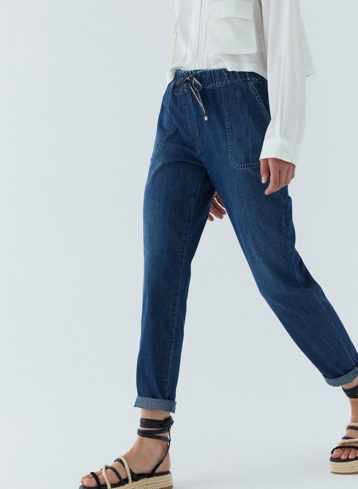 DENIM JOGGERS