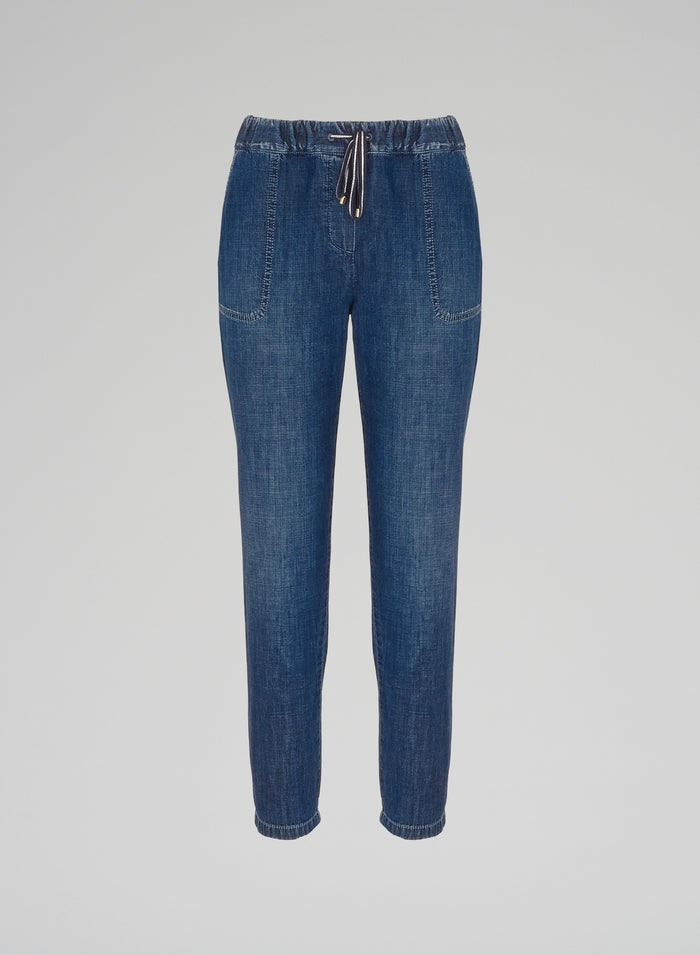 DENIM JOGGERS