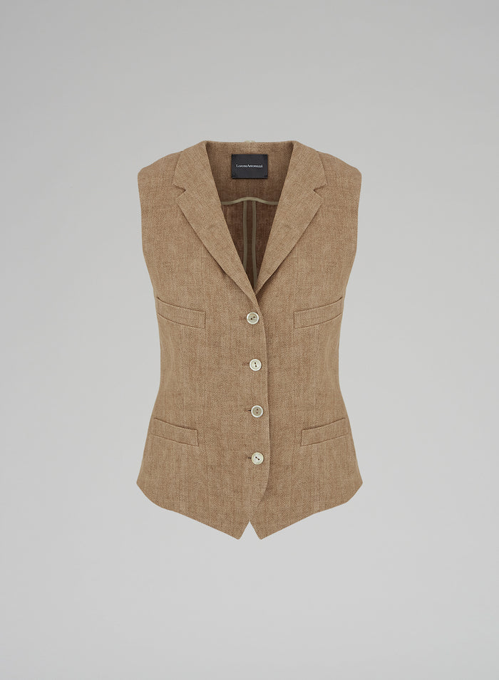 RESCA LINEN VEST