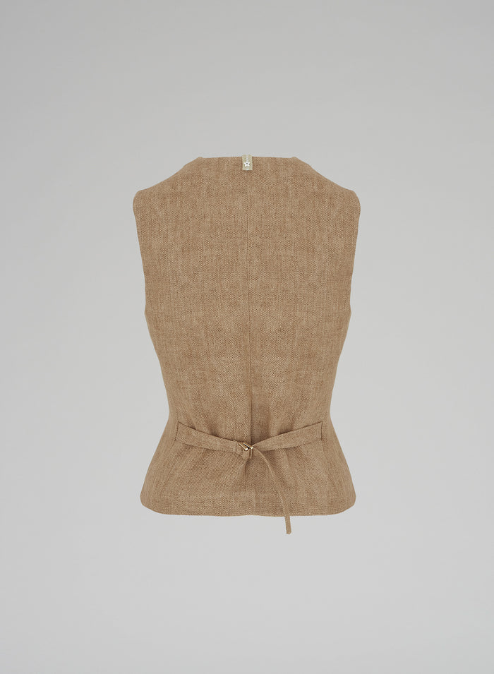RESCA LINEN VEST