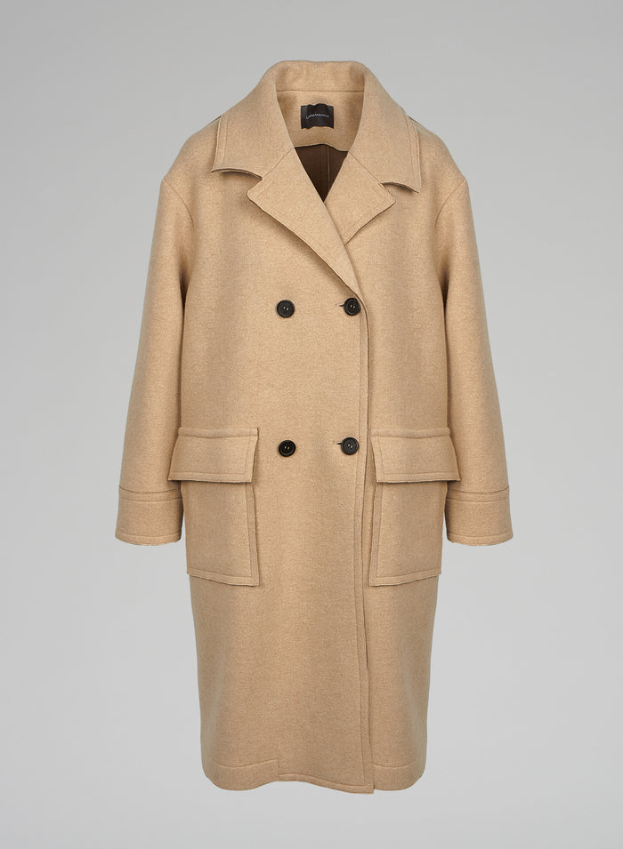 COAT IN BLENDED CASHMERE
