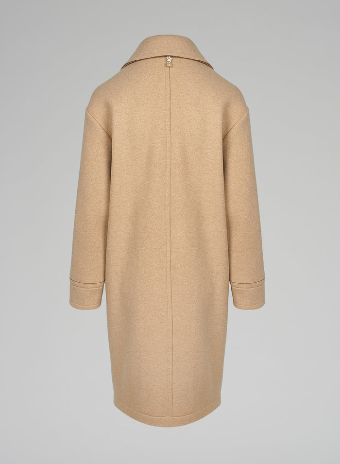COAT IN BLENDED CASHMERE