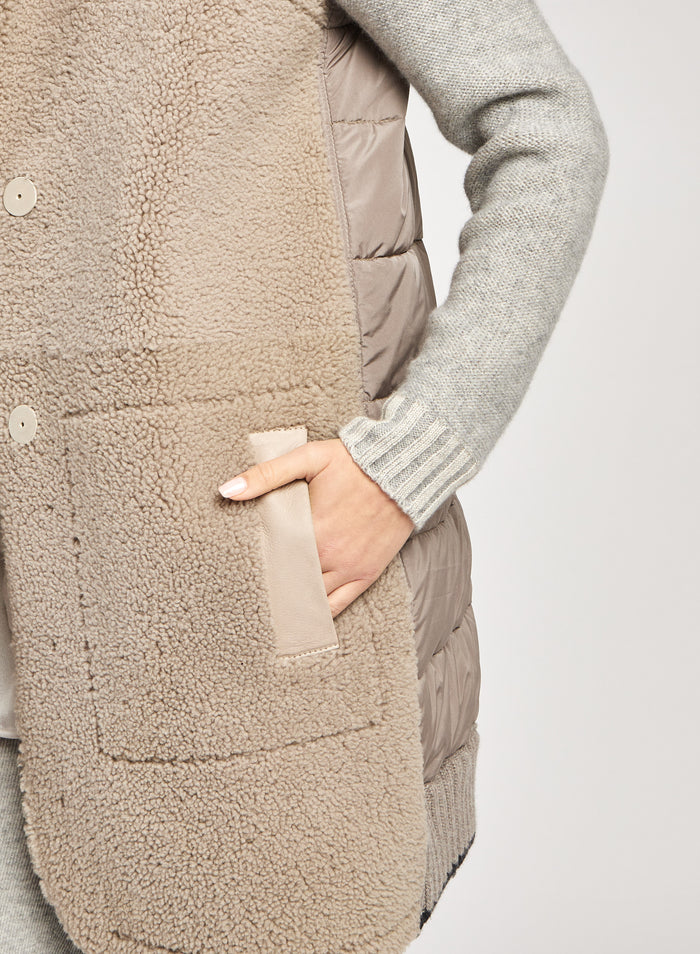 SHEEPSKIN GILET