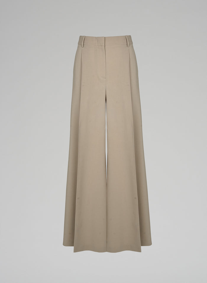 STRETCH WOOL PANTS