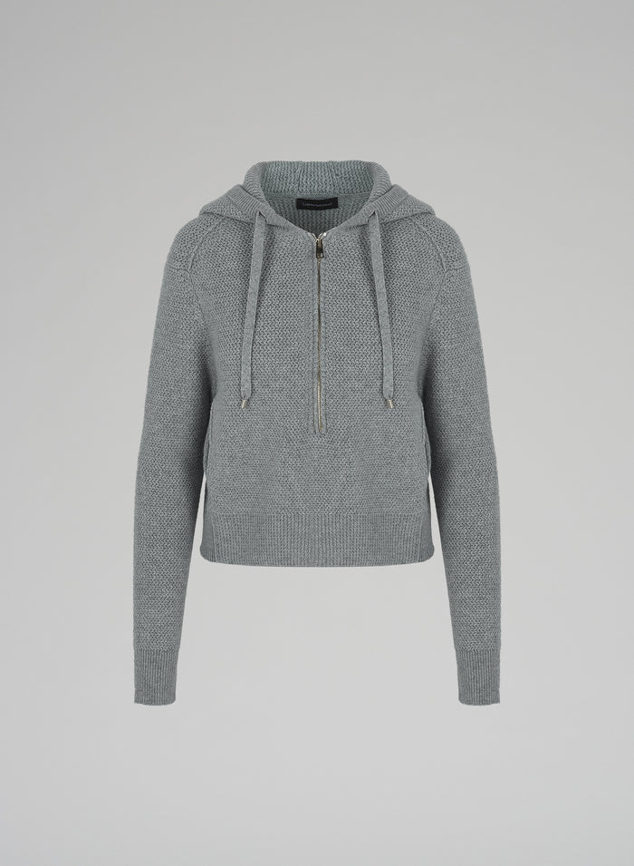 KNIT HOODIE