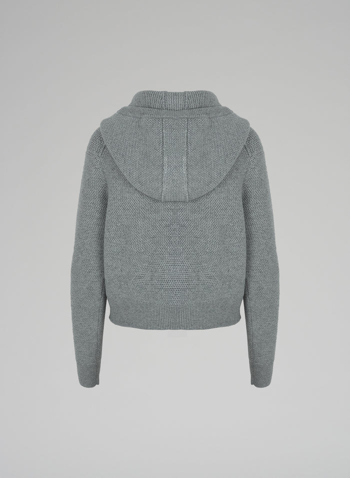 KNIT HOODIE