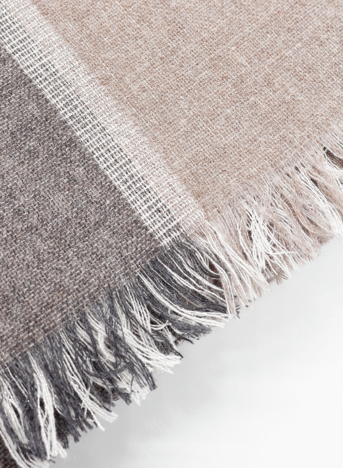 BICOLOR VIRGIN WOOL SCARF