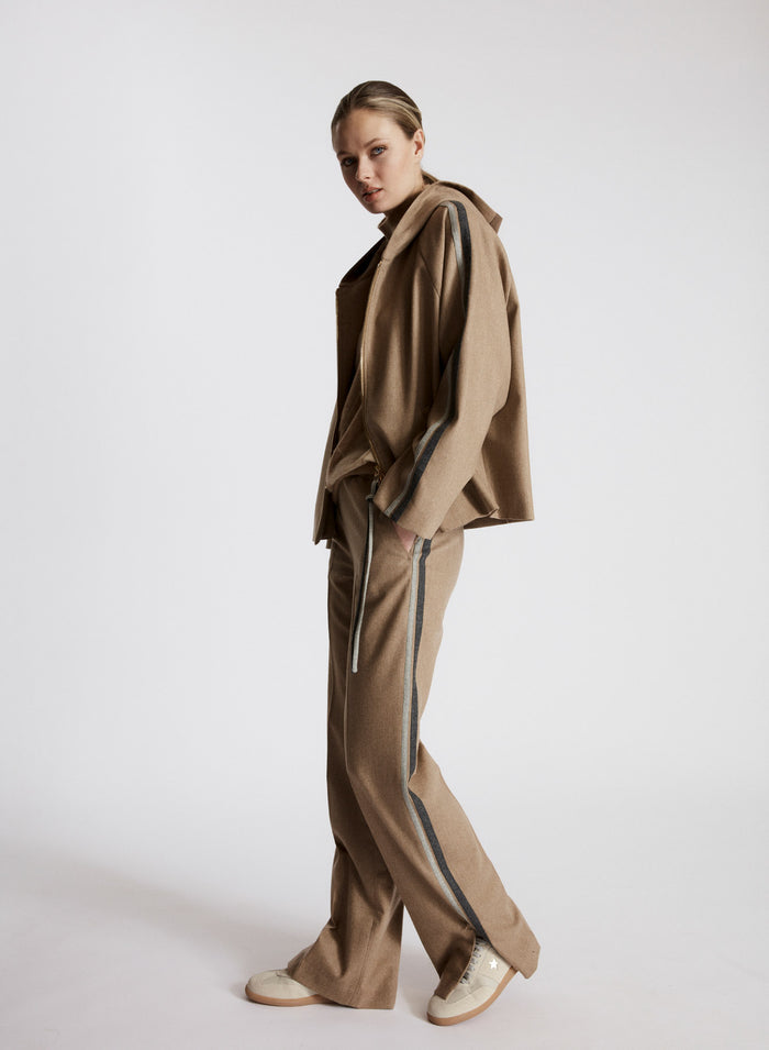 STRETCH FLANNEL CABAN