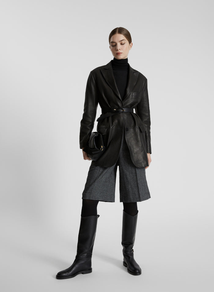 GIACCA OVERSIZE IN PELLE