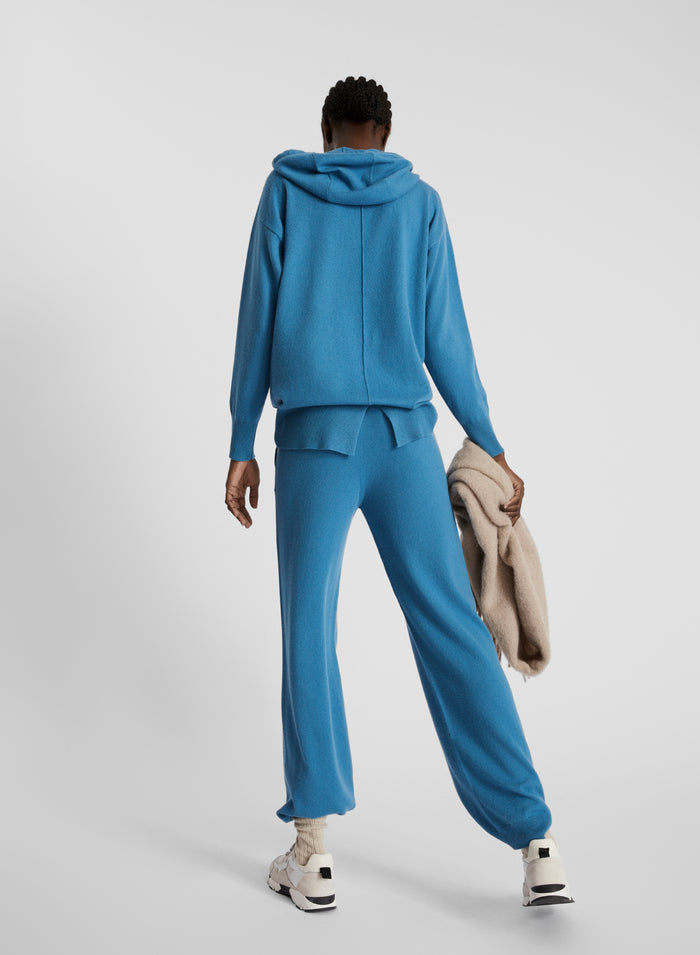 WOOL, SILK AND CASHMERE HOODIE