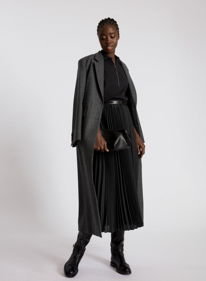 CAPPOTTO IN FLANELLA STRETCH
