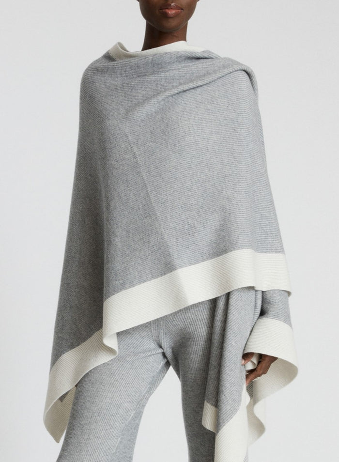 MANTELLA IN LANA, SETA E CASHMERE