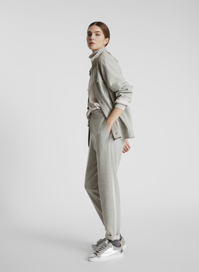 WOOL JERSEY JOGGERS