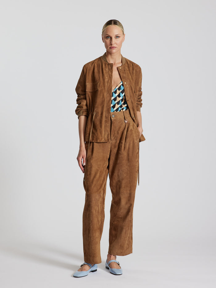 SUEDE PANTS
