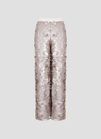 PANTALONI IN PAILLETTES FUME