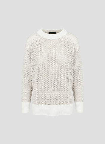 MAGLIA GIROCOLLO A RETE