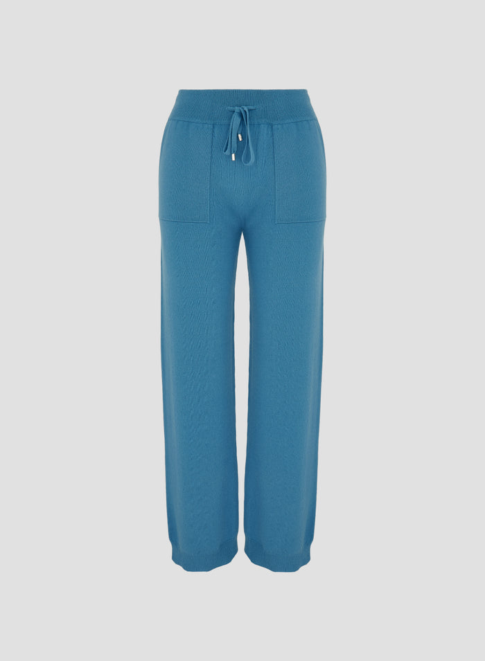 WOOL, SILK AND CASHMERE PANTS