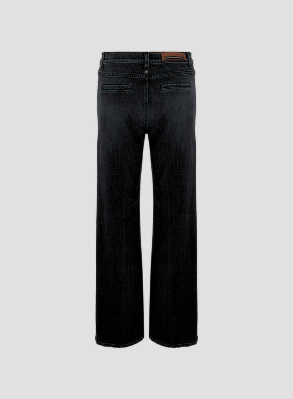 STRAIGHT-LEG PANTS WITH PLEATS