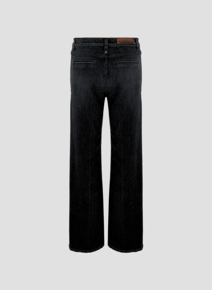 STRAIGHT-LEG PANTS WITH PLEATS