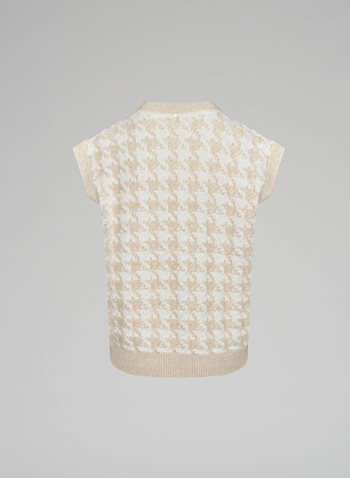 PIED DE POULE GILET