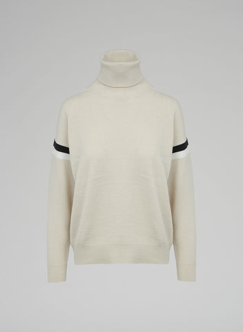 WOOL, CASHMERE AND SILK SWEATER