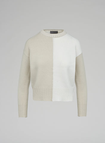 WOOL, CASHMERE AND SILK SWEATER