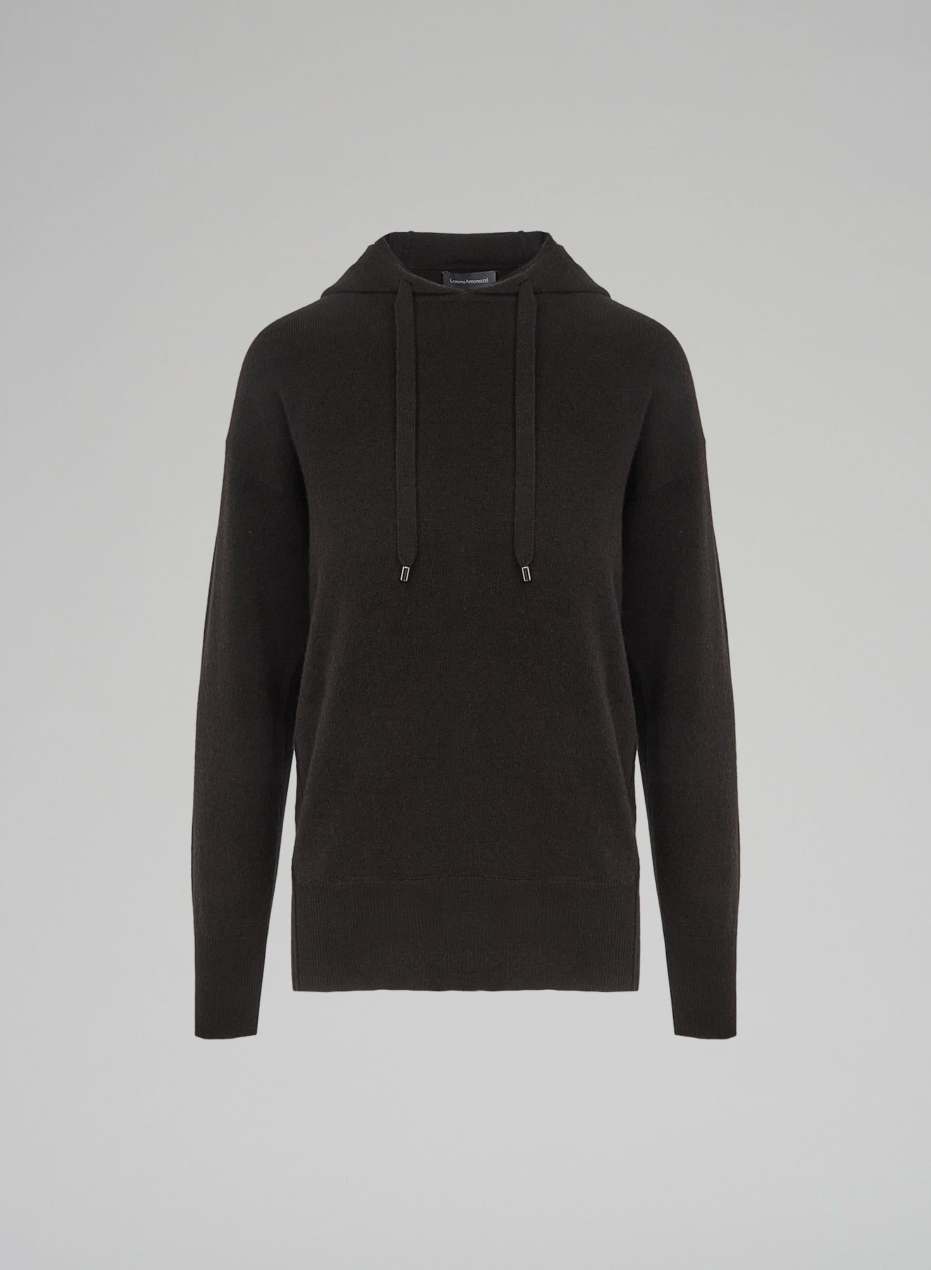 WOOL, SILK AND CASHMERE HOODIE
