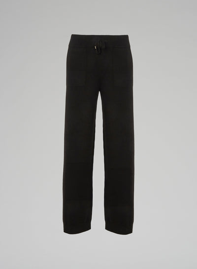 WOOL, SILK AND CASHMERE PANTS