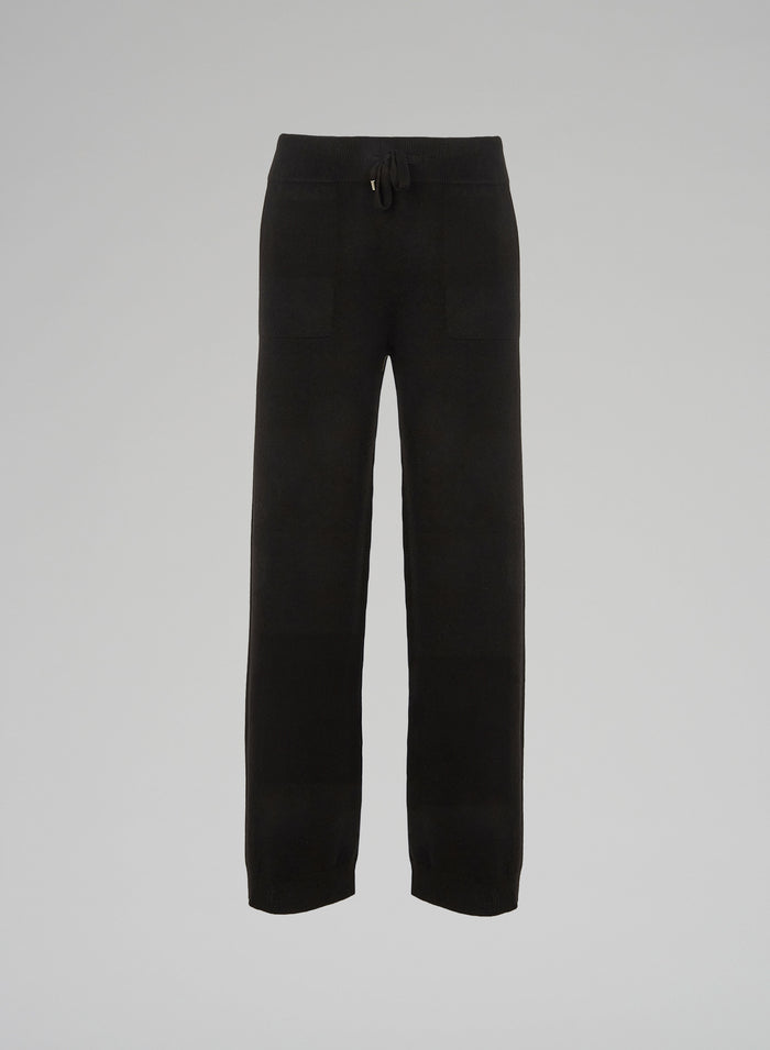 WOOL, SILK AND CASHMERE PANTS