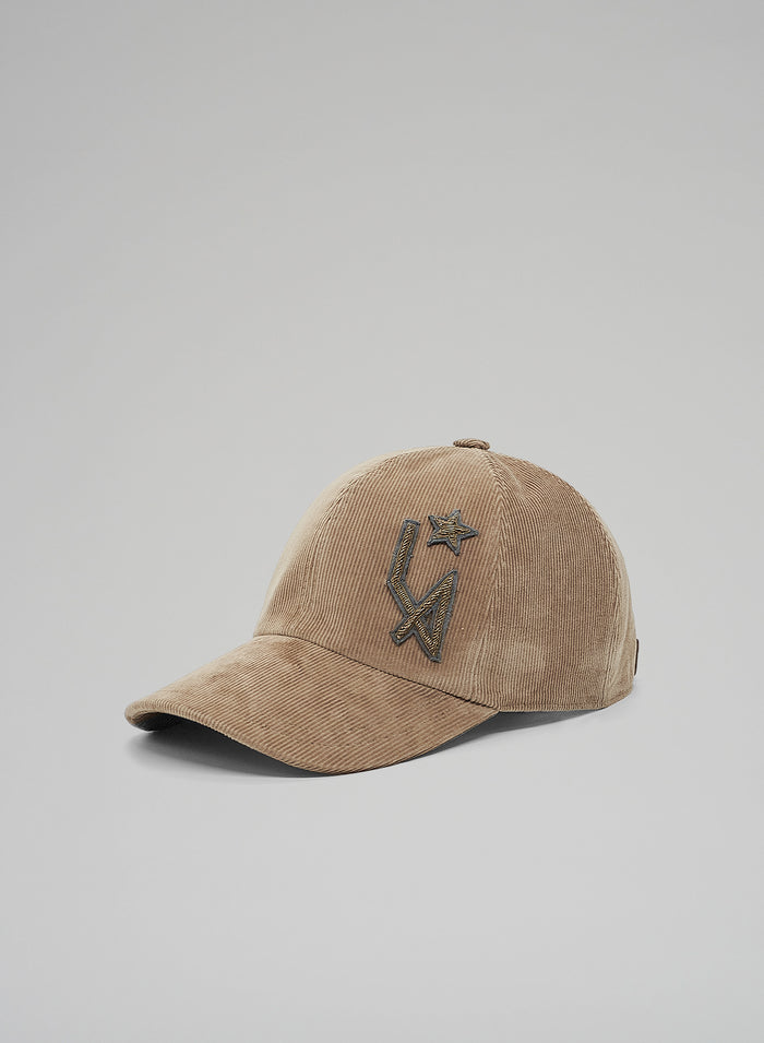 Lorena Antoniazzi BASEBALL CAP IN VELLUTO