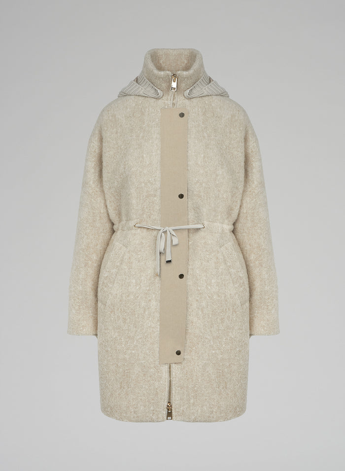 Lorena Antoniazzi PARKA IN ALPACA E LANA