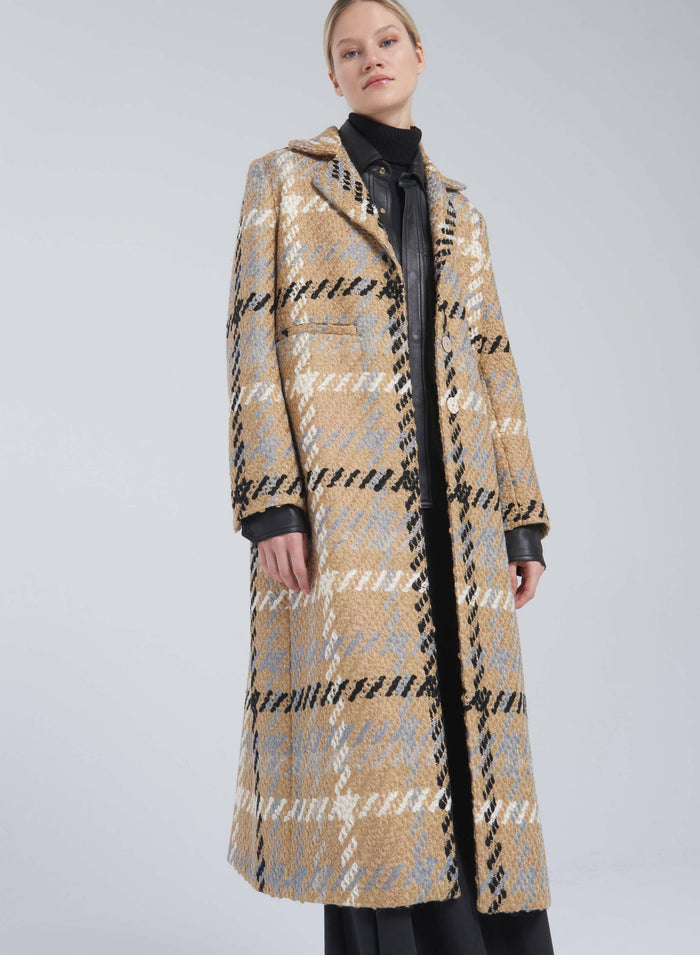 MOHAIR AND WOOL COAT