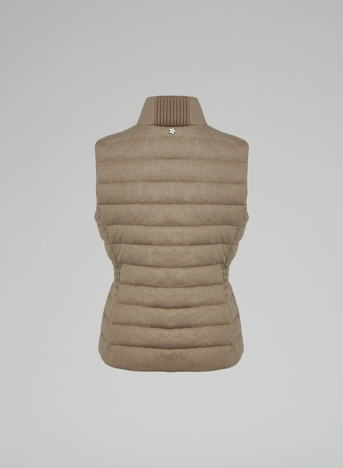 STRETCH FLANNEL PADDED VEST