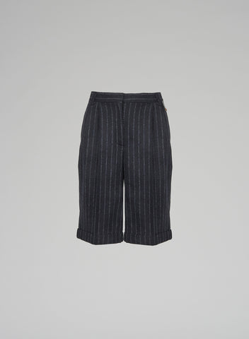 ALPACA AND WOOL BERMUDA SHORTS