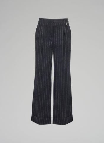 ALPACA AND WOOL PANTS