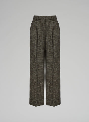 WOOL AND VISCOSE PANTS