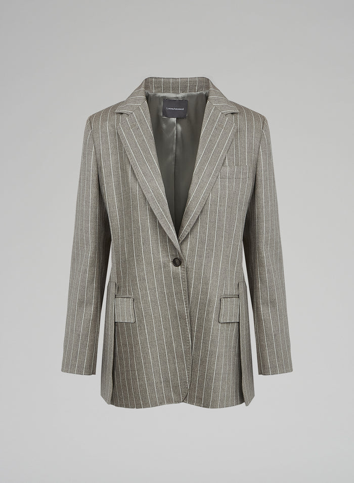 Lorena Antoniazzi GIACCA IN LANA E CASHMERE STRETCH