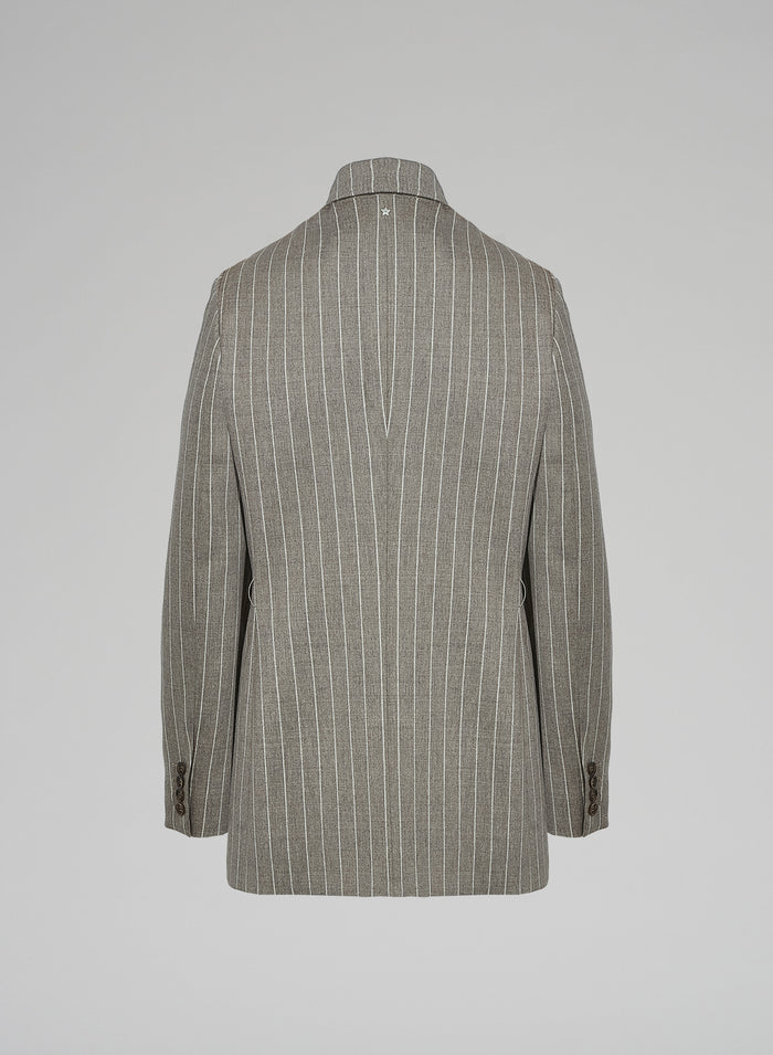 STRETCH WOOL AND CASHMERE JACKET