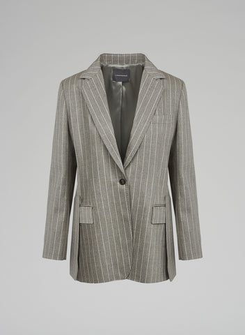 STRETCH WOOL AND CASHMERE JACKET