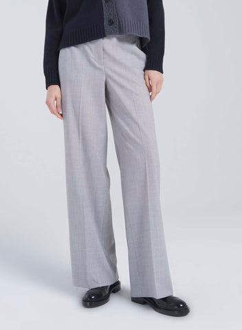 STRETCH WOOL PANTS